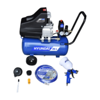 Compresor Hyundai 25 Litros 2.5 HP C/Manguera y Pistola - HYAC25K - Image 2