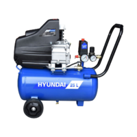 Compresor Hyundai 25 Litros 2.5 HP C/Manguera y Pistola - HYAC25K