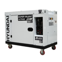 Generador Silencioso Hyundai C/Motor Diésel Potencia Máxima 9.8 KW 110V/220V - ULTRA95 - Image 3