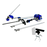 Desmalezadora Multifuncional 5 en 1 Hyundai 33 CC con extensión 75 cm - HYH3305XT