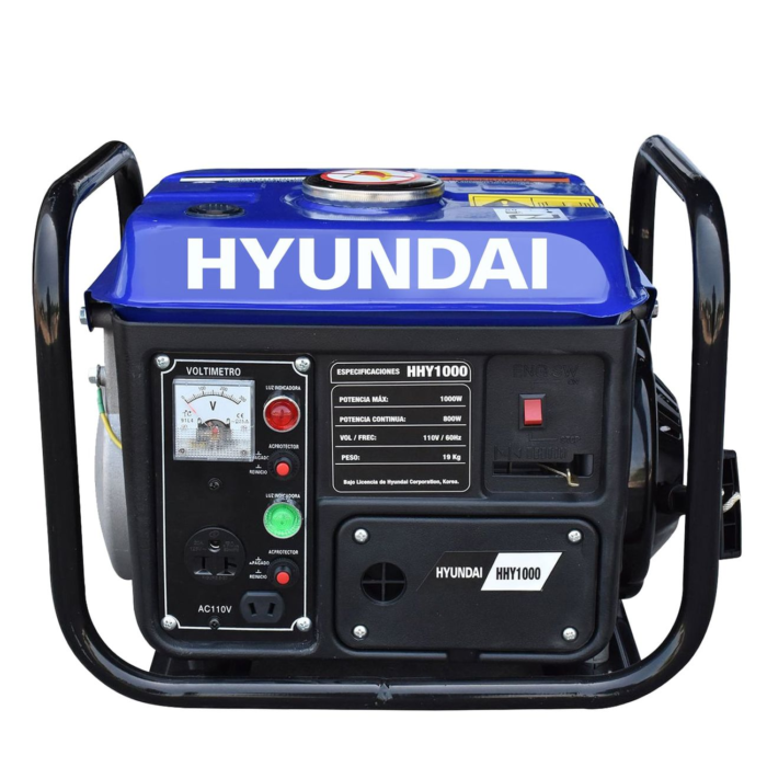 Generador Hyundai Portátil a Gasolina 800-1000W - HHY1000